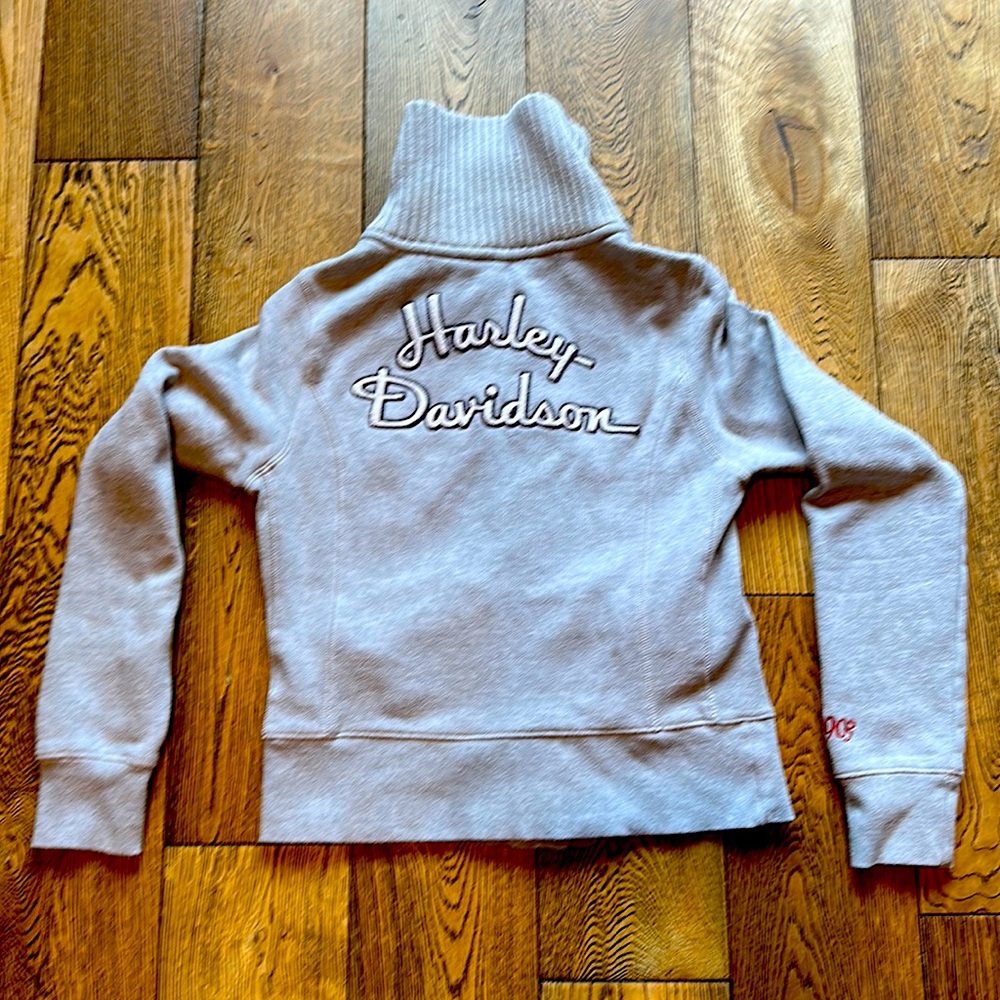 Harley Davidson button down sweatshirt